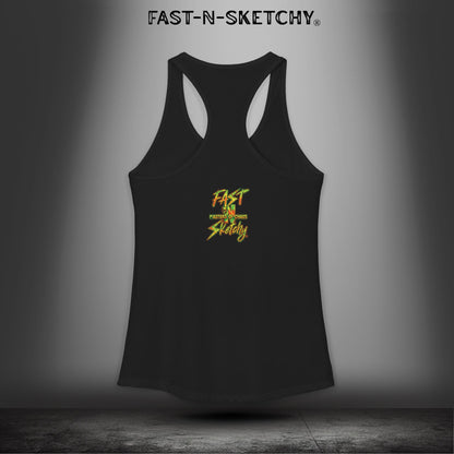 Crew Chief Said, Send It: Bagger Racing Biker Edition Razorback Tank