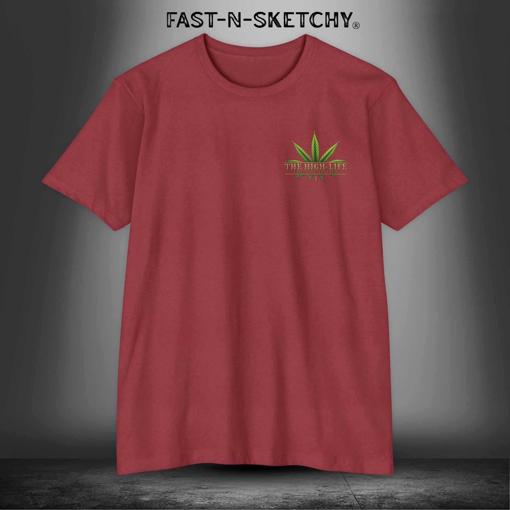 The Highlife: Roll Fatties & Bang Baddies: Biker Edition Premium Fitted Tee