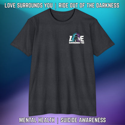If You're Looking for a Sign.... "Love Surrounds You" QR Suicide Prevention Tee - LSY