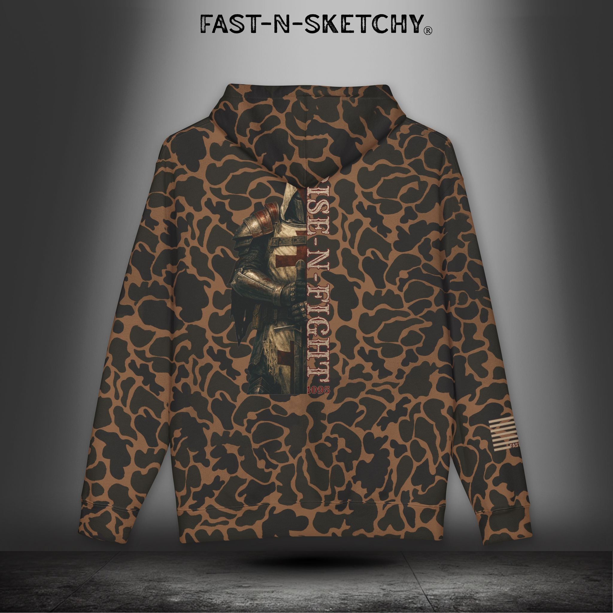 Rise-N-Fight Camo Hoodie: Military Edition