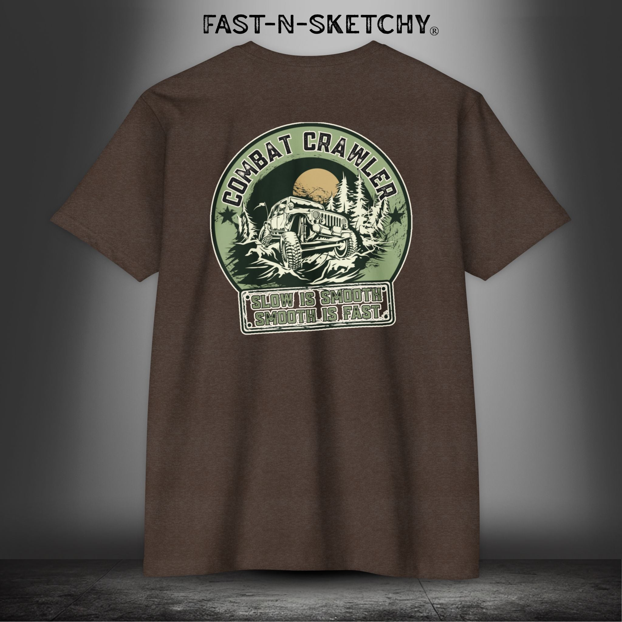 Combat Crawler - Slow is Smooth, Smooth is Fast (Jeep Edition) - T-Shirt