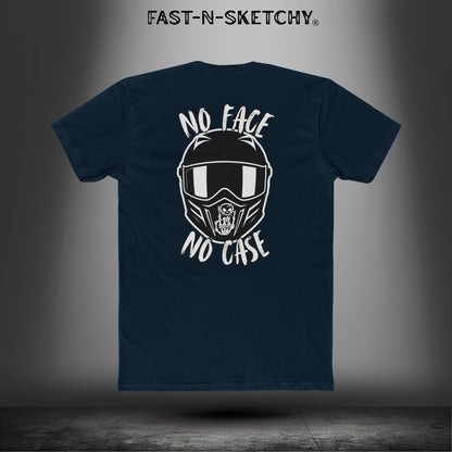 No Face, No Case: Biker Edition Relaxed Classic Tee (S-5XL)
