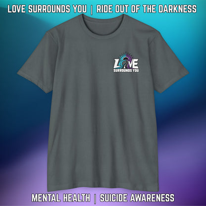 If You're Looking for a Sign.... "Love Surrounds You" QR Suicide Prevention Tee - LSY