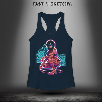 I am Enough: FAST-N-SEXY - Racerback Tank Top