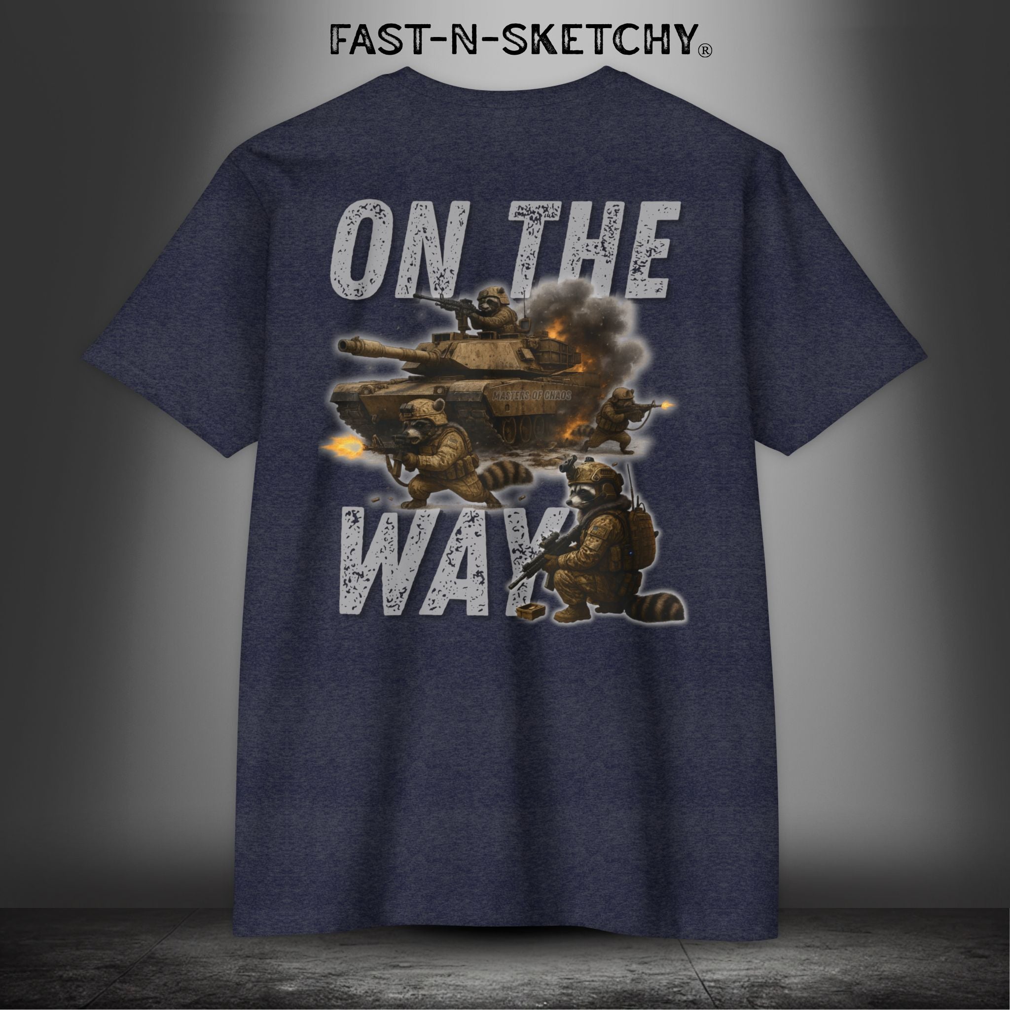 On the Way, The Rizzo: FAST-N-SKETCHY - T-Shirt next Level 6210