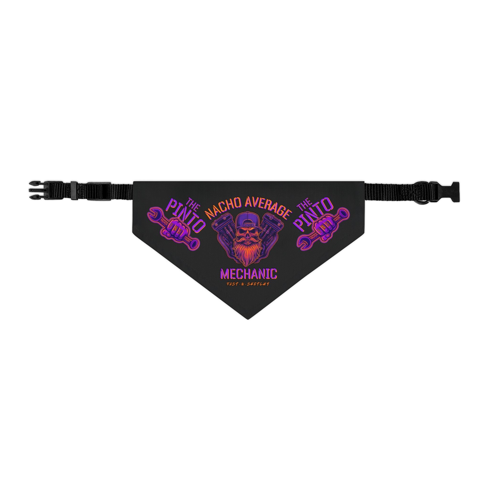 The Pinto: Nacho Average Mechanic Pet Bandana Collar