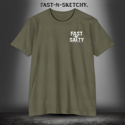 Fast-N-Salty Flag Tee — Premium Fitted Patriotic T-Shirt