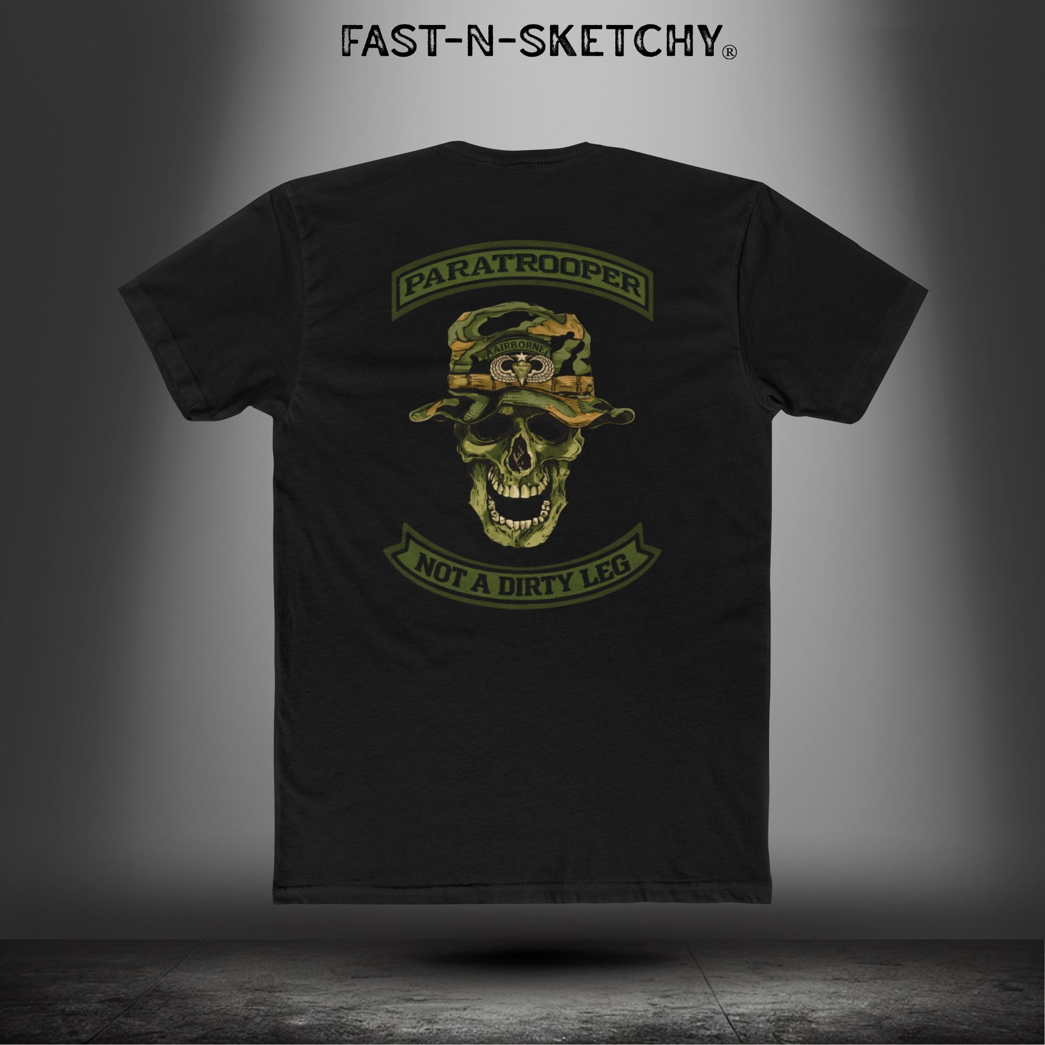 Paratrooper, Not a Dirty Leg: Military Edition - Relaxed Classic Tee