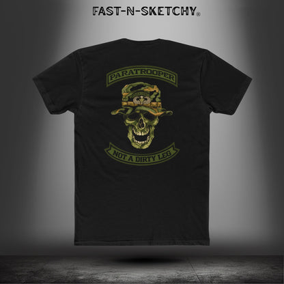 Paratrooper, Not a Dirty Leg: Military Edition - Relaxed Classic Tee