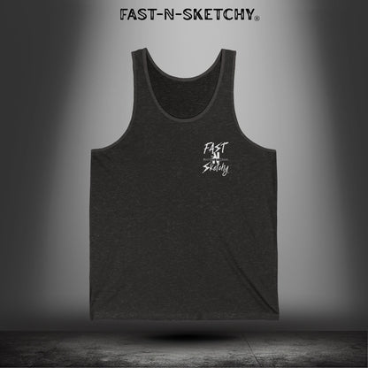 No Face, No Case: FAST-N-SKETCHY - Tank Top