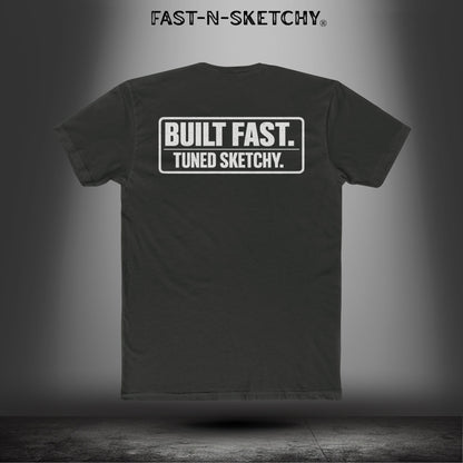 Built Fast, Tuned Sketchy: Bagger Racing Biker Edition Relaxed Classic Tee