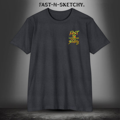 Crew Chief Said, Send It: Bagger Racing Biker Edition Premium Fitted Tee