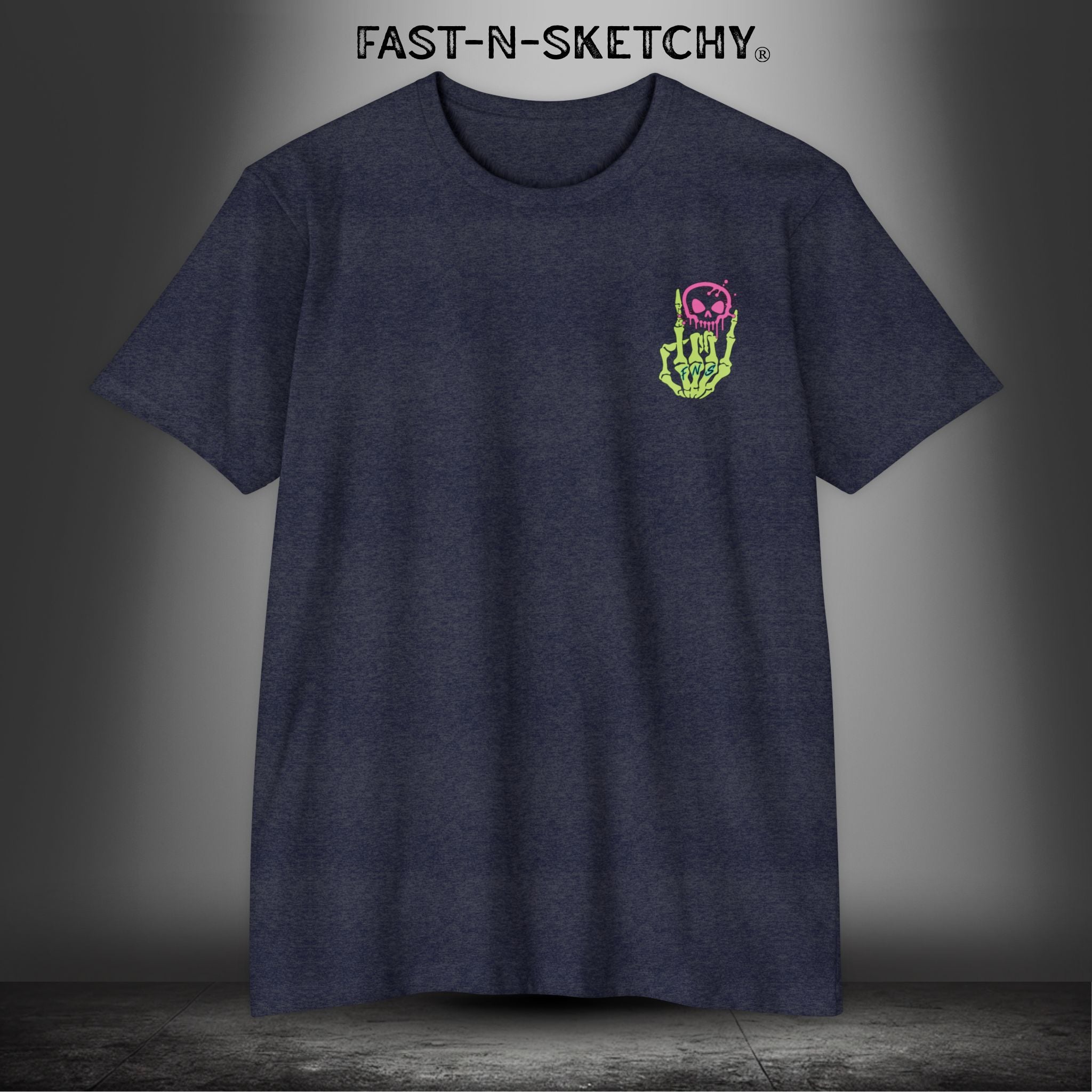 FAST-N-SKETCHY®: T-shirt Next Level 6210 (Hot Colors)