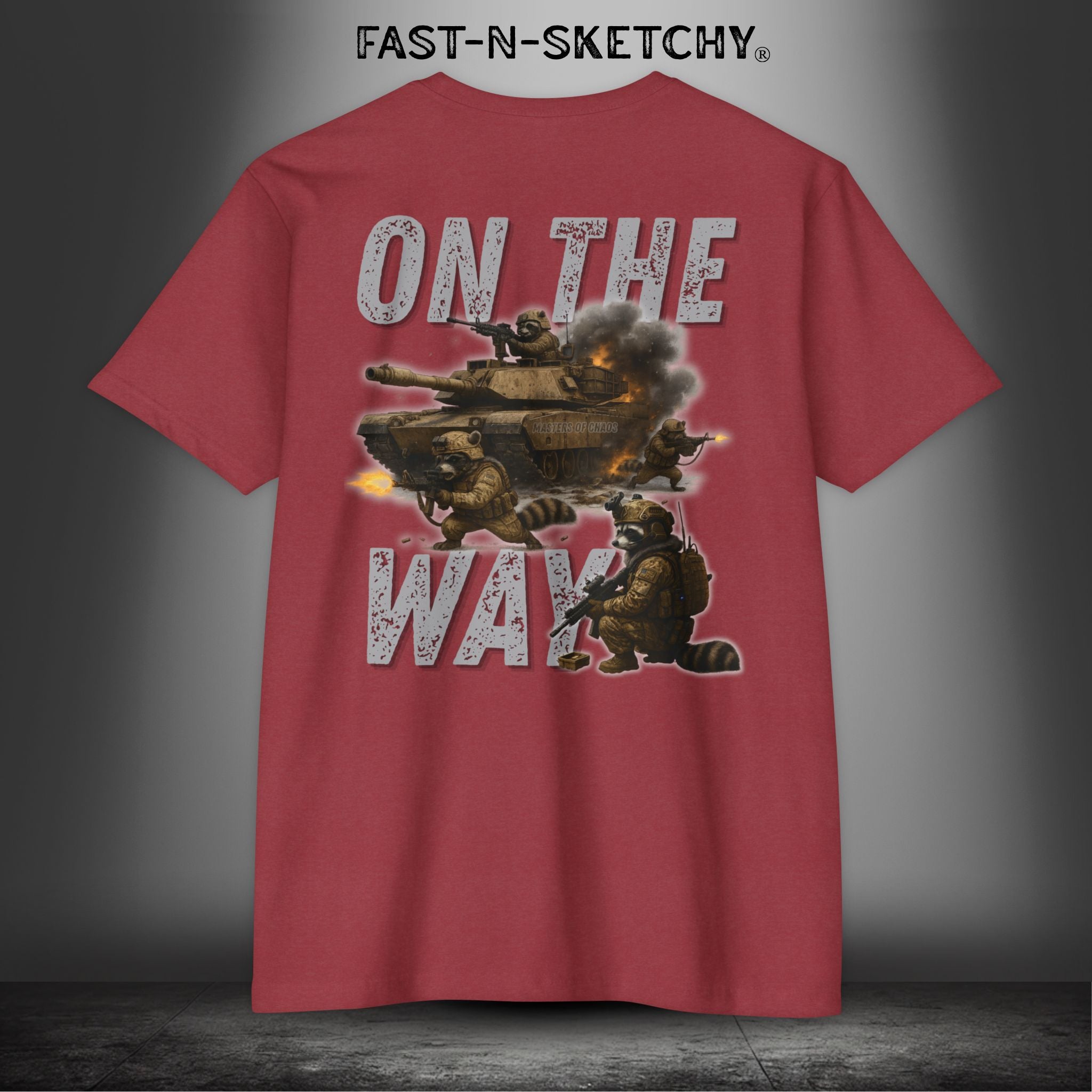 On the Way, The Rizzo: FAST-N-SKETCHY - T-Shirt next Level 6210