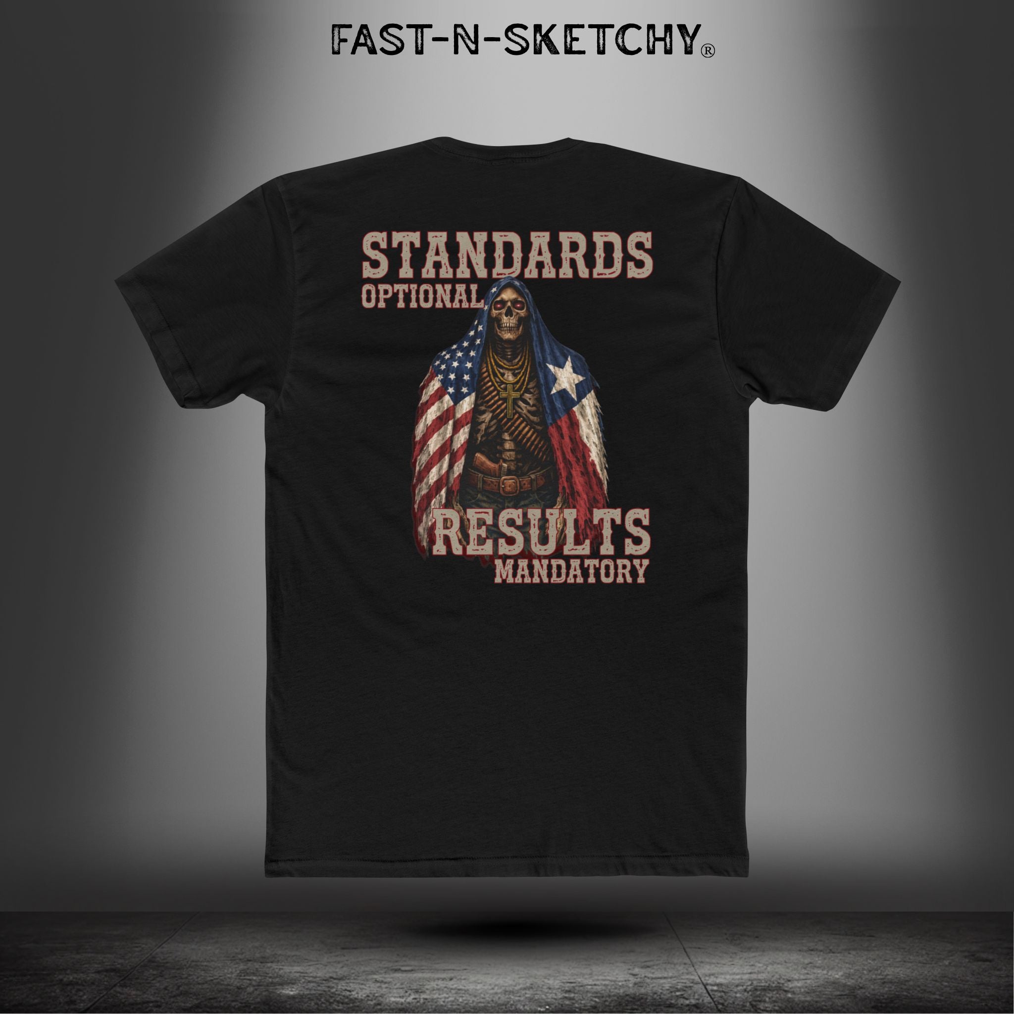 The Diablo: Standards Optional Results Mandatory - Texan Relaxed Classic Tee