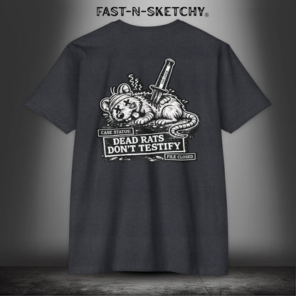 Dead Rats Don't Testify: Biker Edition Premium Fitted Tee
