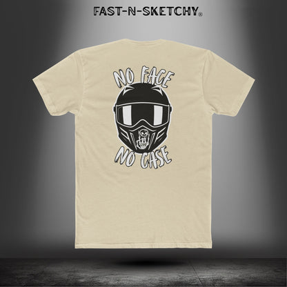 No Face, No Case: Biker Edition Relaxed Classic Tee (S-5XL)