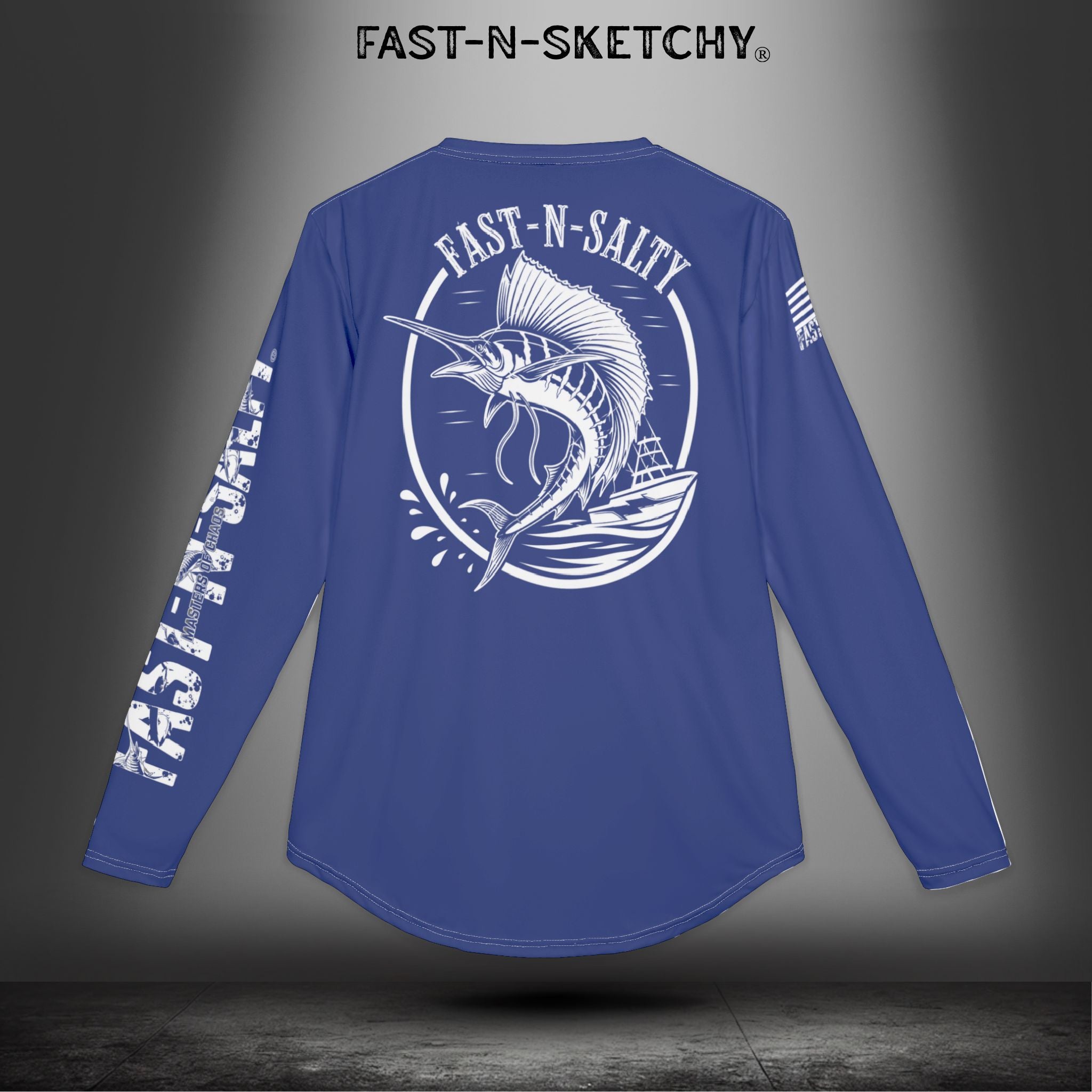 Sailfish Fast-N-Salty UV Protection Long Sleeve Shirt - Perfect for Outdoor Adventures and Fishing