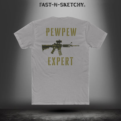 Pew Pew Expert: Military Edition Relaxed Classic Tee