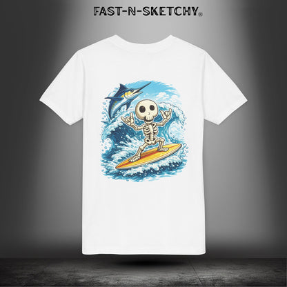 Surfing Skeleton: JAMO Collection, Made by Kids - Youth Tee