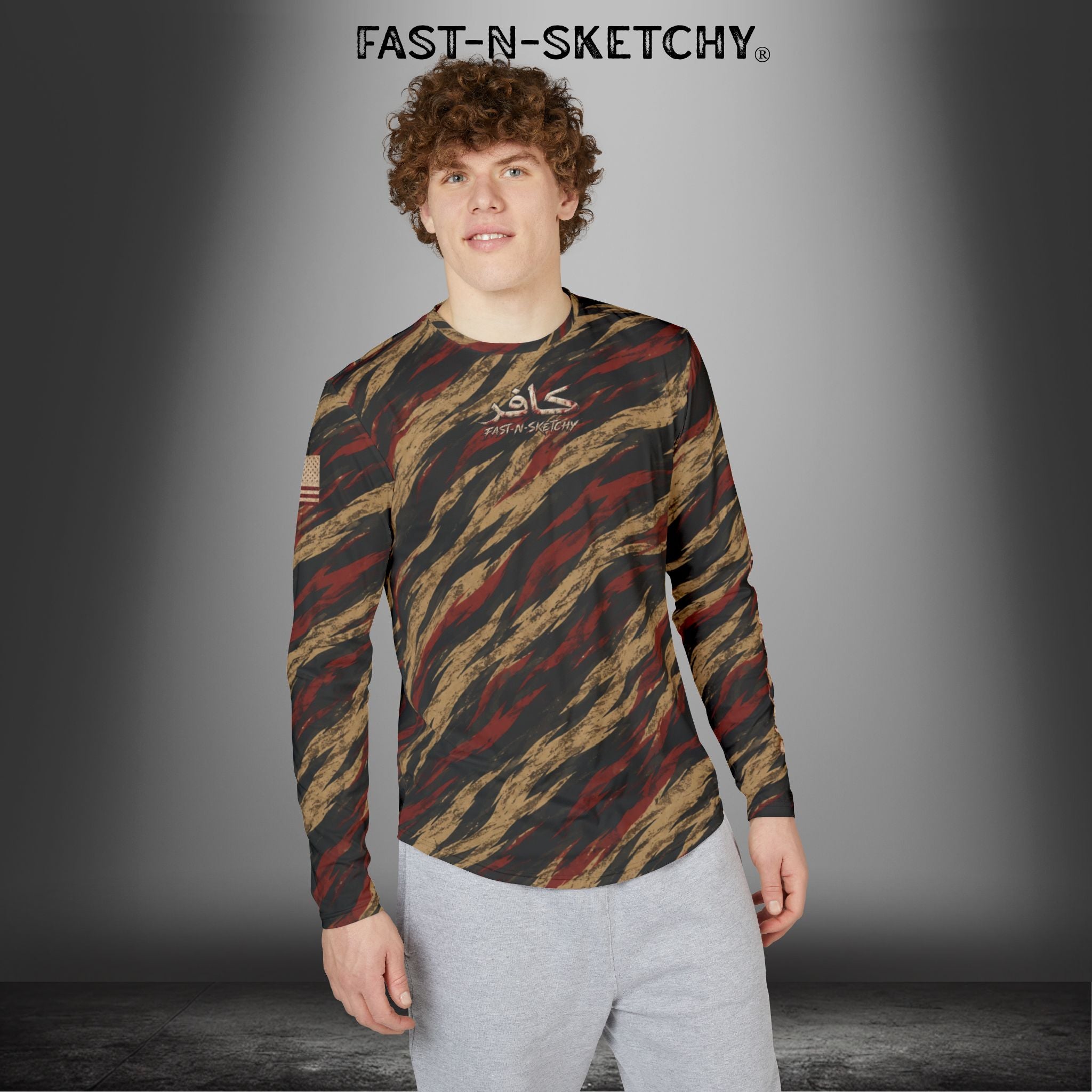 MF'KN Infidel Camo UV Protection Long Sleeve Tee