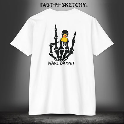 JEEP EDITION: WAVE DAMNIT created by Holly - T-Shit Next Level 6210 (White)