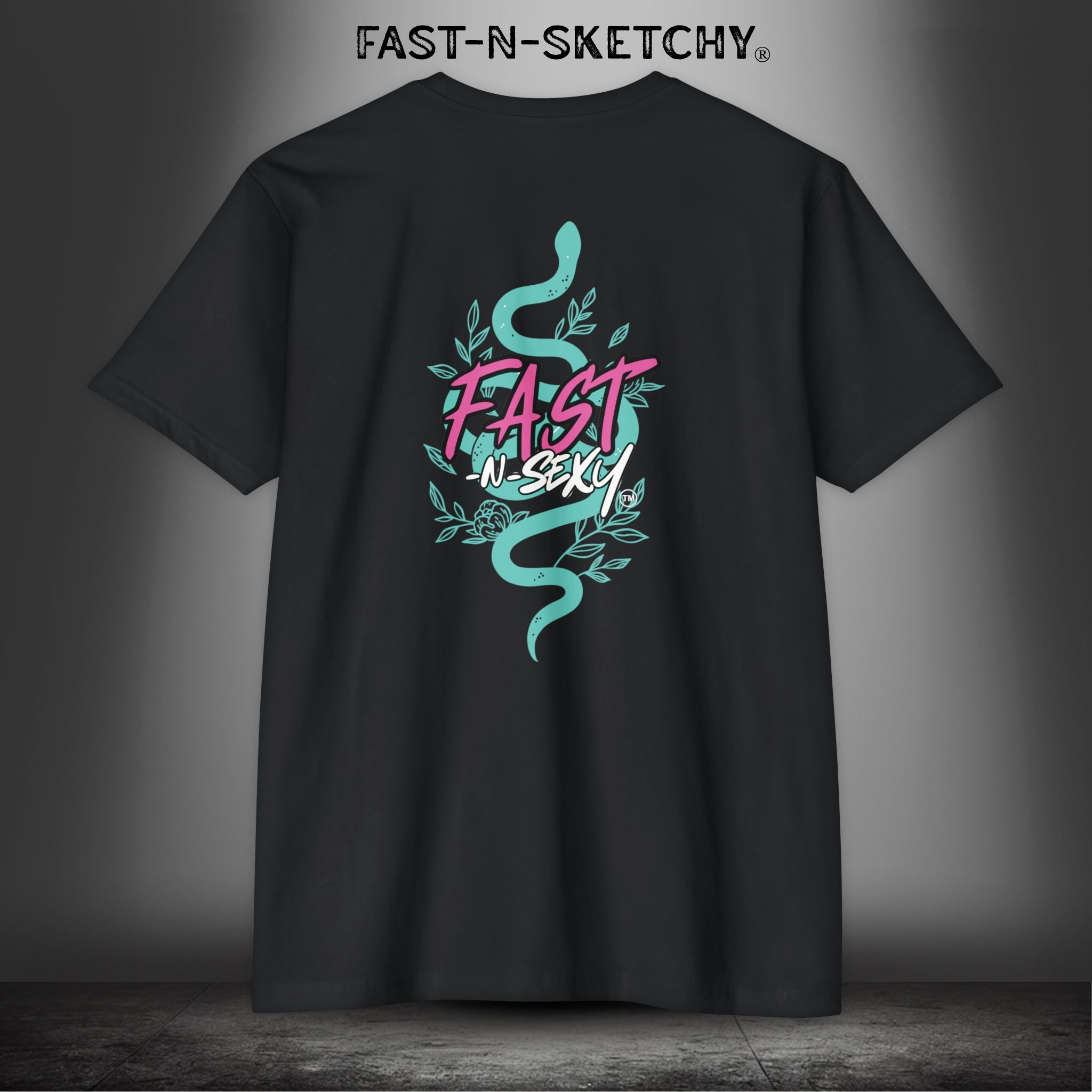 FAST-N-SEXY - THE YEAR OF THE SNAKE: Unisex CVC Jersey T-Shirt - Bold Graphic Tee for Trendsetters