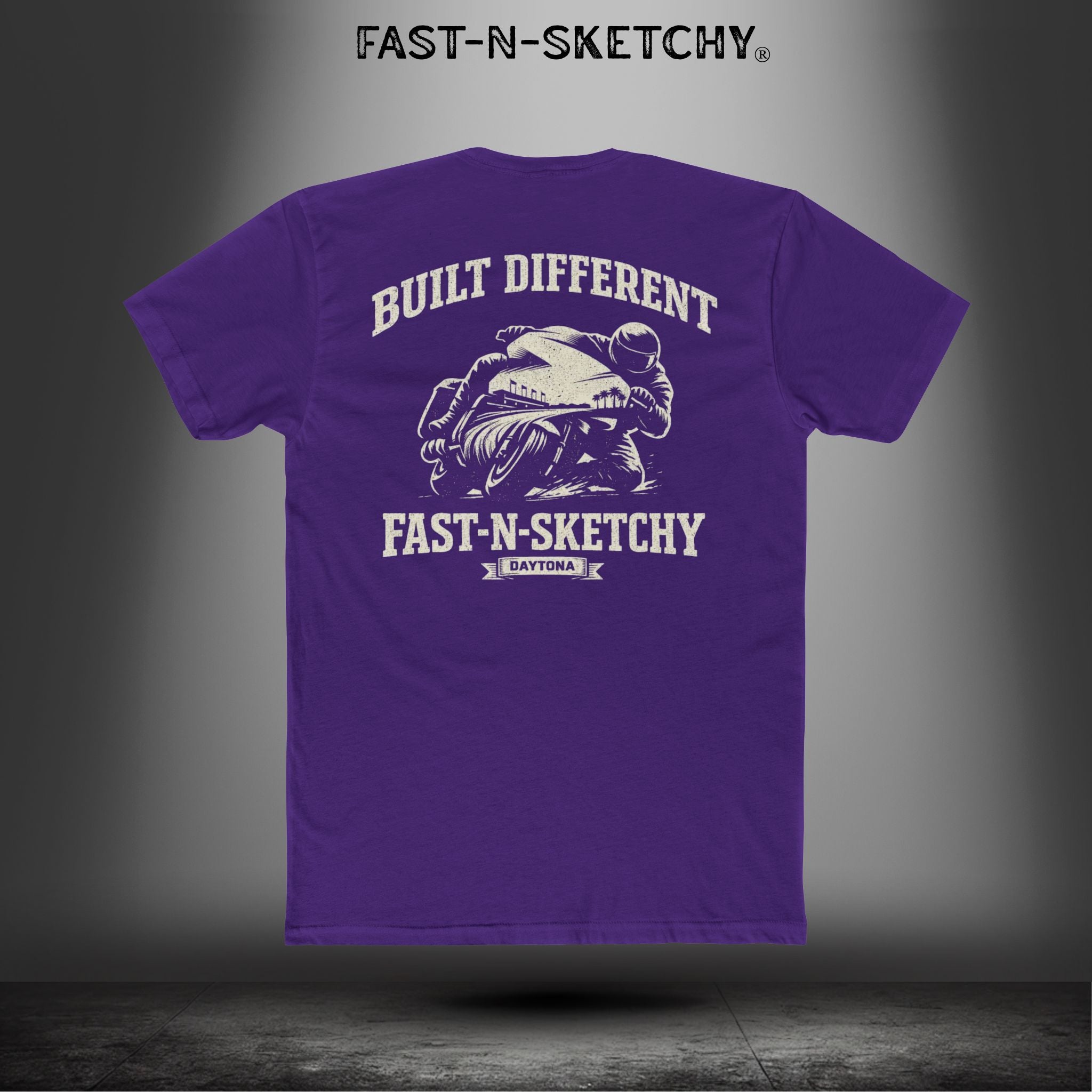 Built Different: Daytona Bike Week Bagger Racing Biker Edition Relaxed Classic Tee