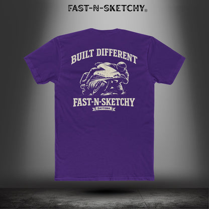 Built Different: Daytona Bike Week Bagger Racing Biker Edition Relaxed Classic Tee