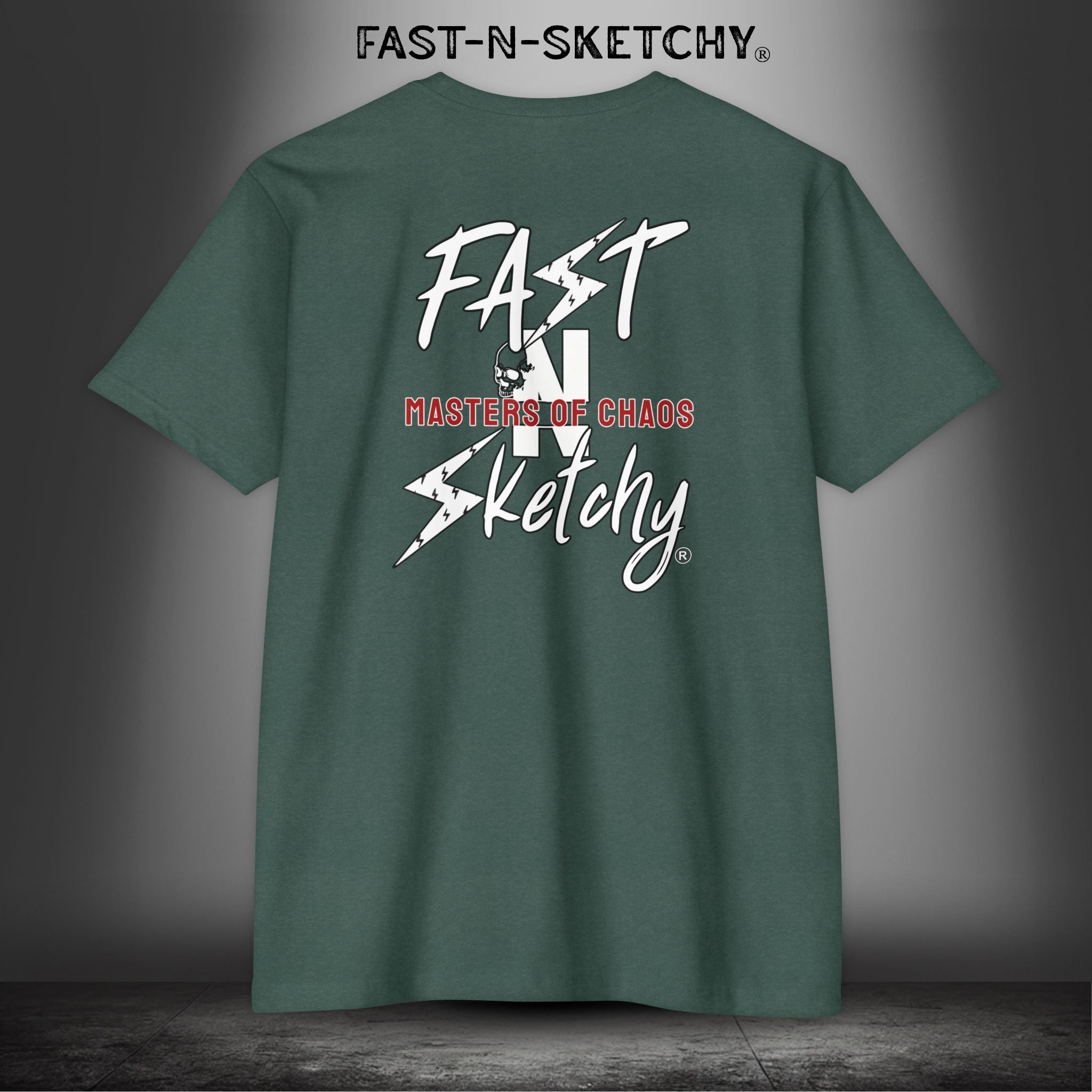 Fast-N-Sketchy Logo Premium Fitted Tee