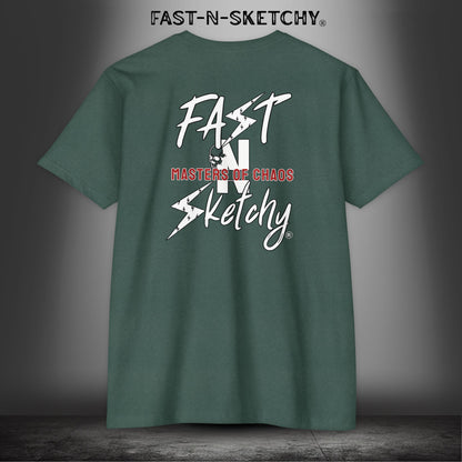 Fast-N-Sketchy Logo Premium Fitted Tee