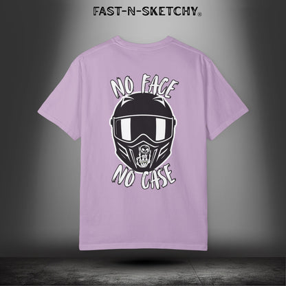 No Face, No Case: FAST-N-SKETCHY - T-Shirt up to 4XL (Multiple Colors)