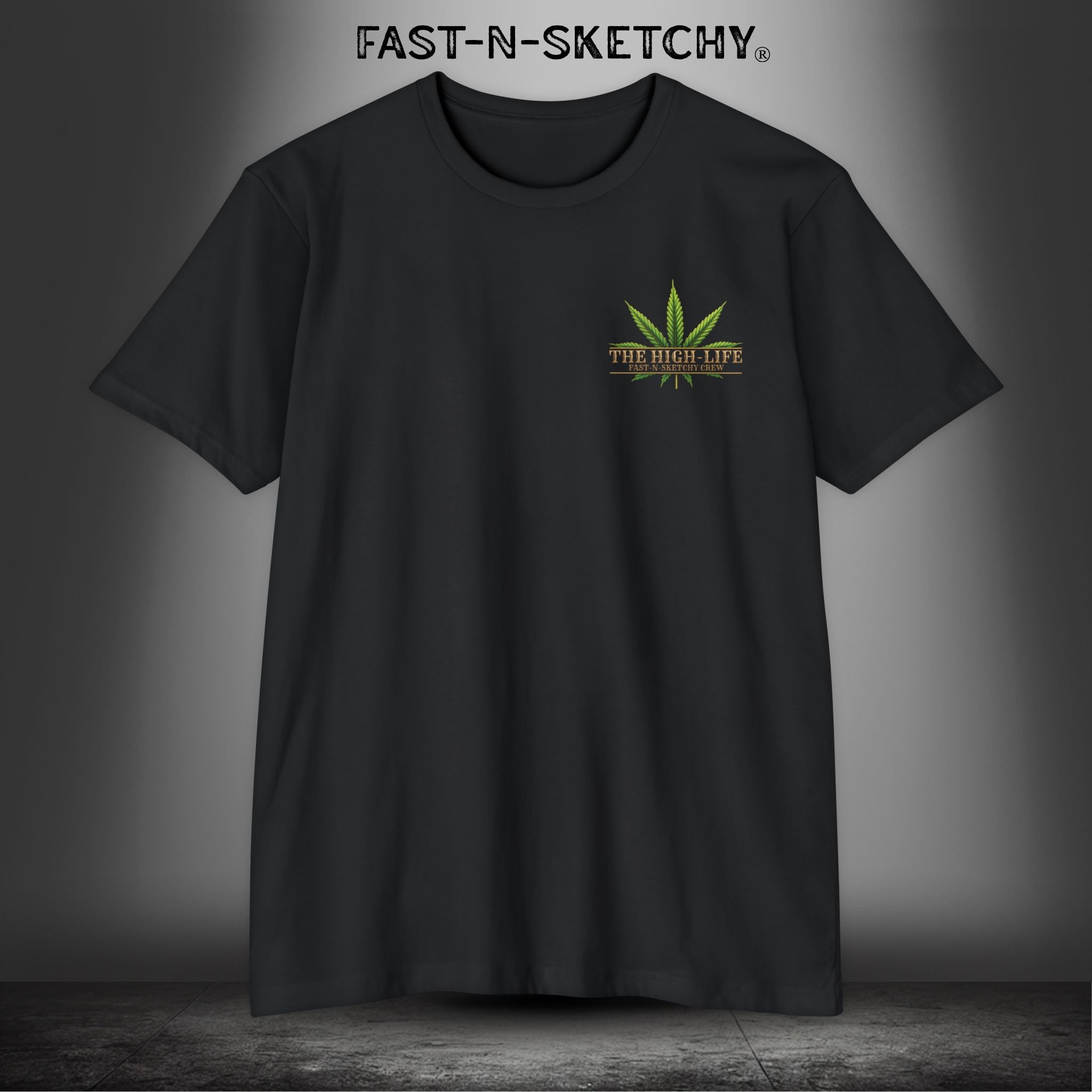 The Highlife: Roll Fatties & Bang Baddies: Biker Edition Premium Fitted Tee