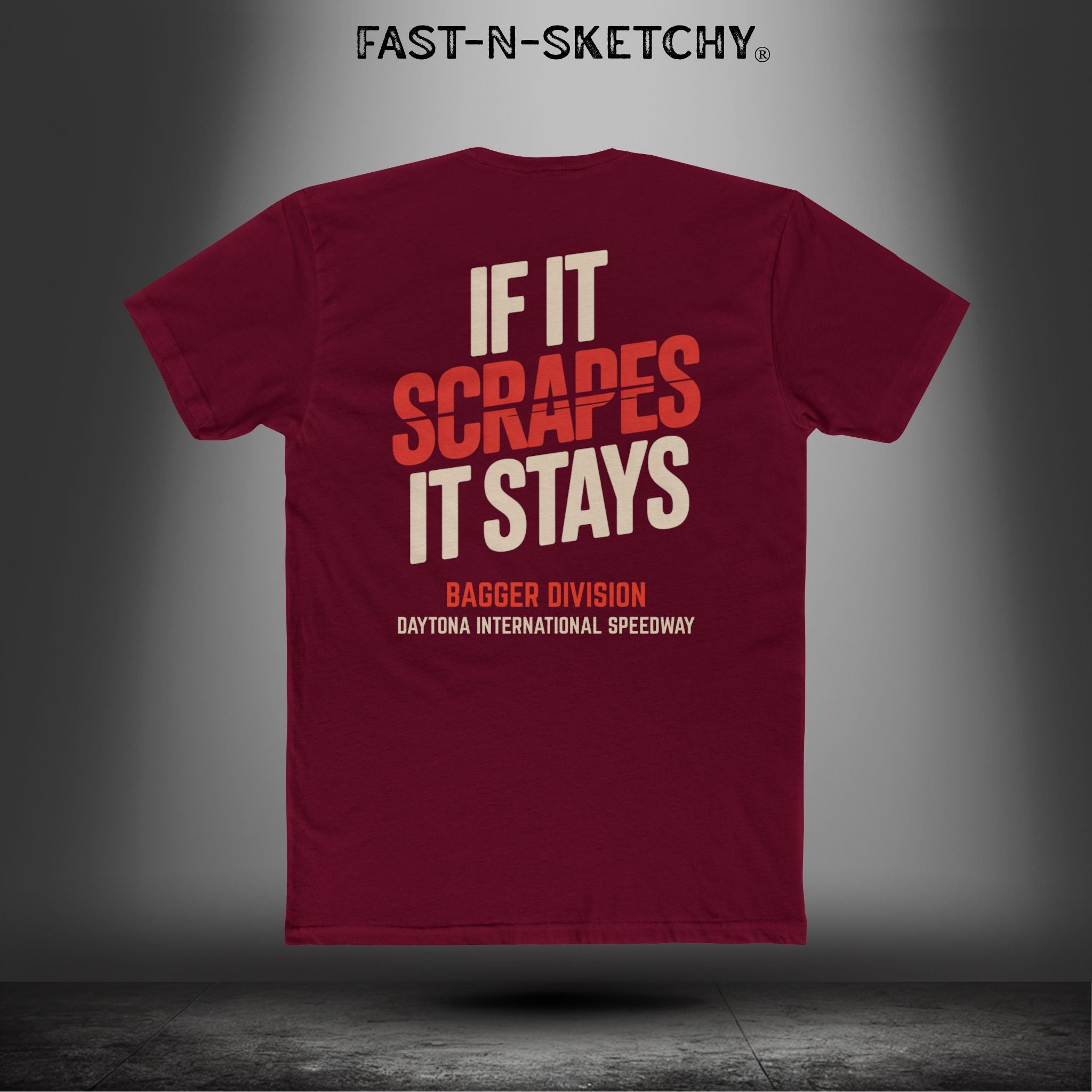 If It Scarpes, It Stays: Daytona Bike Week Bagger Racing Biker Edition Relaxed Classic Tee