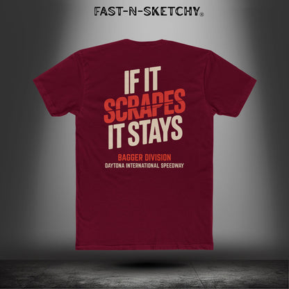 If It Scarpes, It Stays: Daytona Bike Week Bagger Racing Biker Edition Relaxed Classic Tee