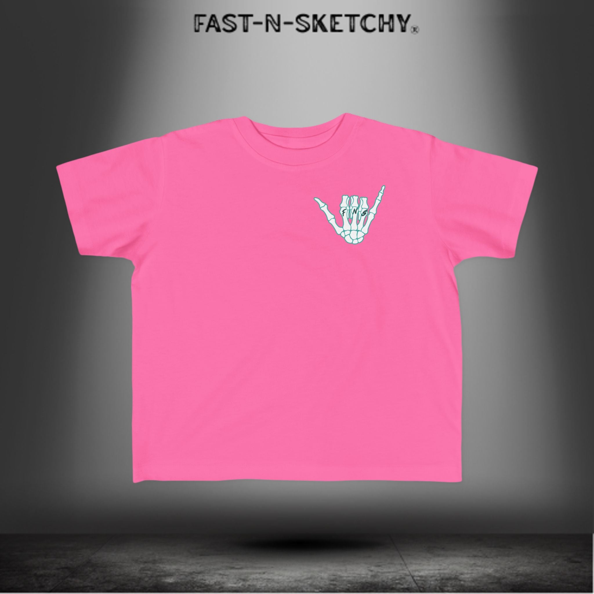 FAST-N-SALTY™ Salty & Sketchy – Toddler Tee | Saltwater in the Veins. Mischief in the Soul.