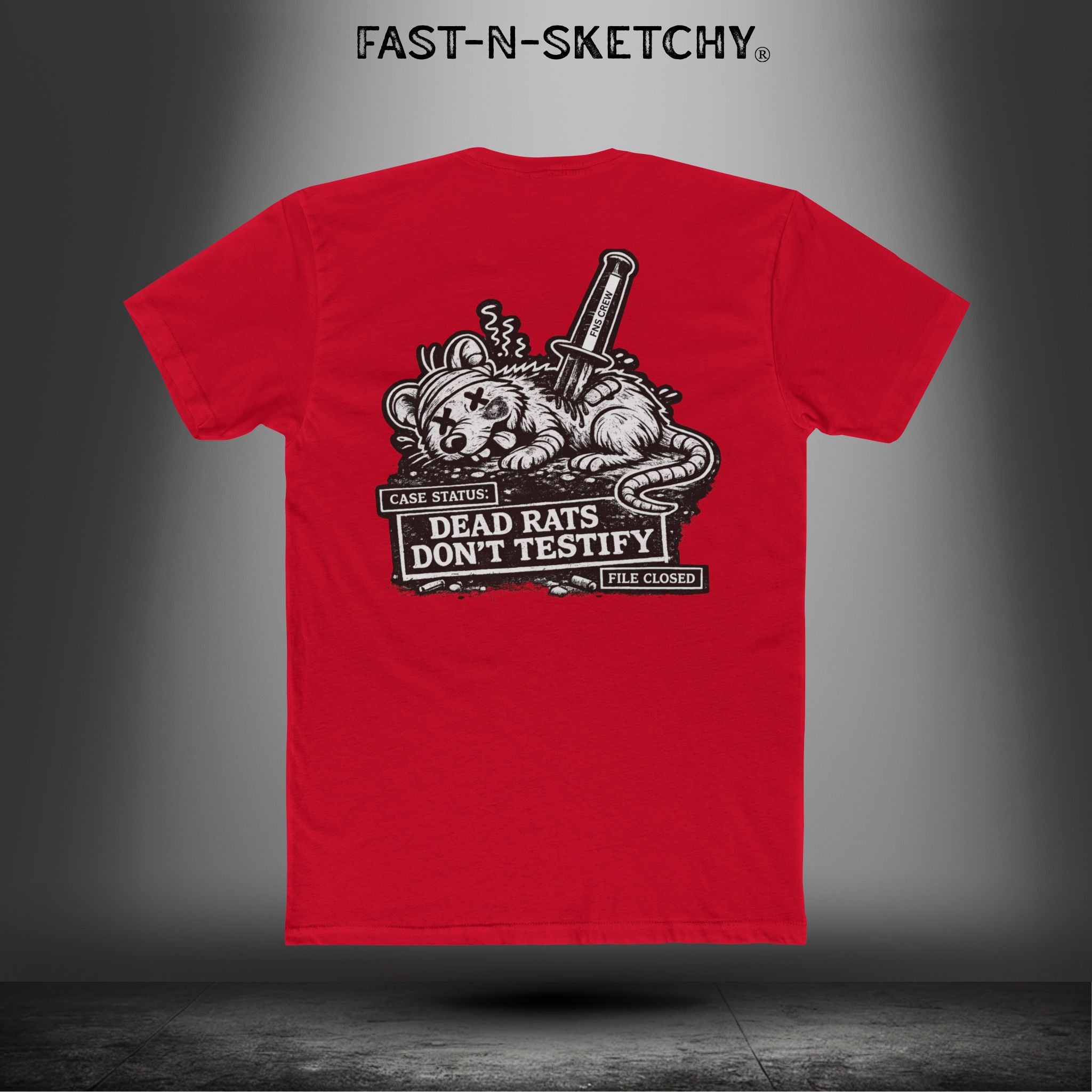 Dead Rats Don't Testify: Biker Edition Relaxed Classic Tee