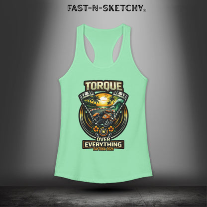 Torque Over Everything: Daytona Bike Week Bagger Racing Biker Edition Razorback Tank