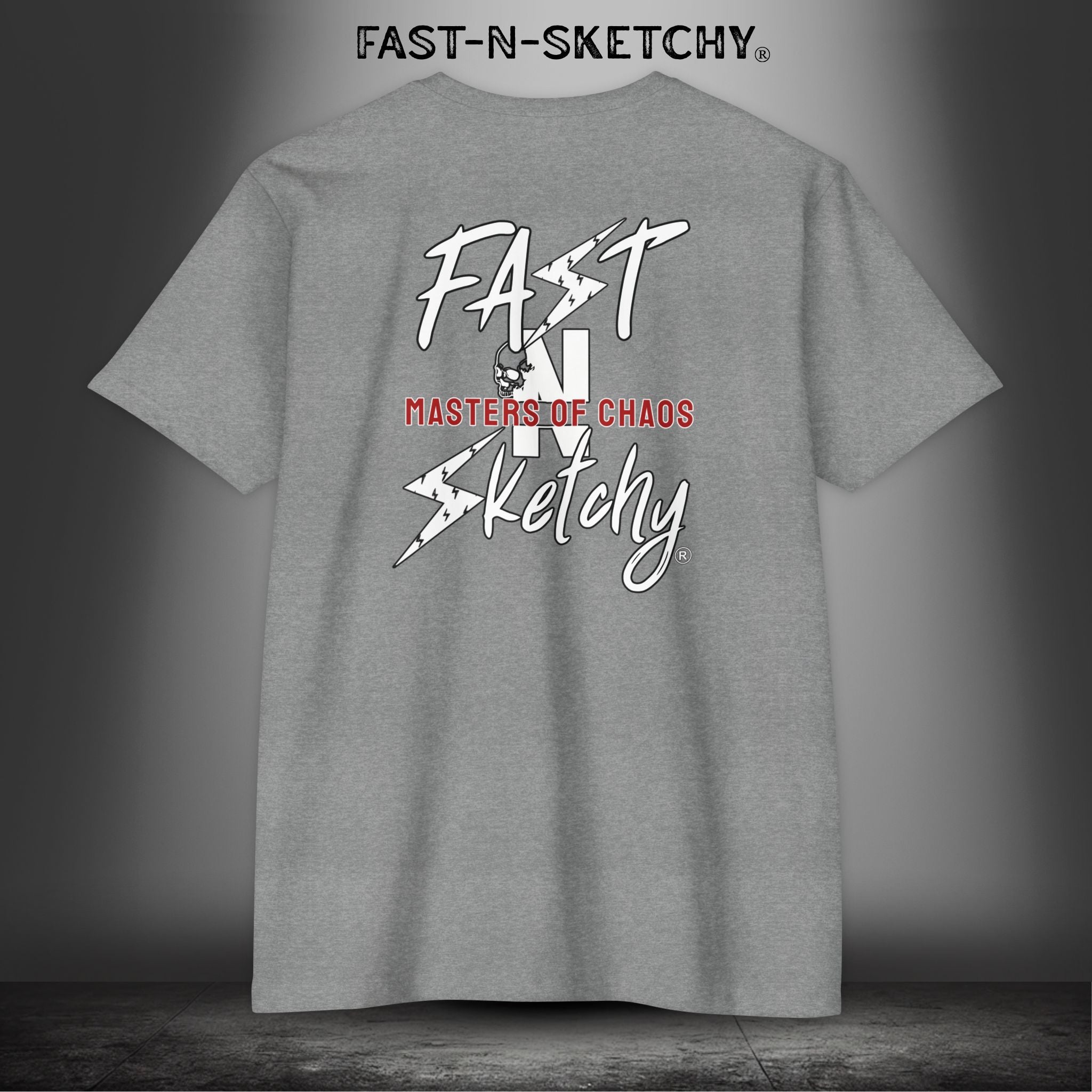 Fast-N-Sketchy Logo Premium Fitted Tee