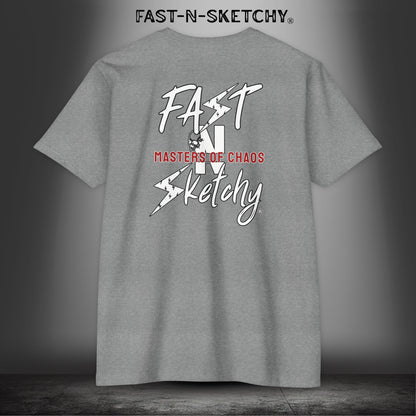 Fast-N-Sketchy Logo Premium Fitted Tee