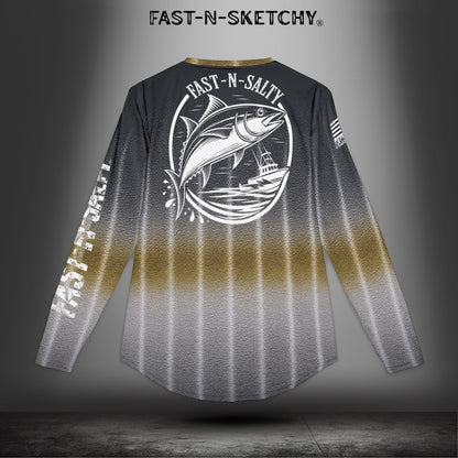 Blackfin Tuna Camo Fast-N-Salty UV Protection Long Sleeve Shirt
