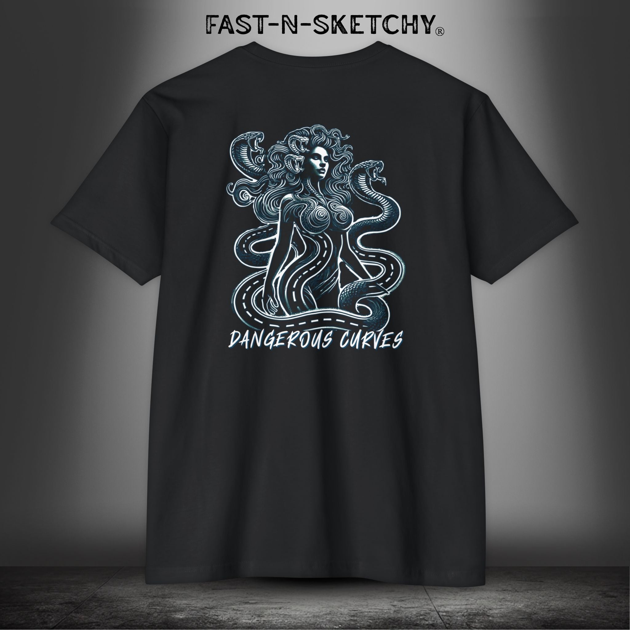 Dangerous Curves - FAST-N-SEXY - T-shirt Classic Fit Crewneck - Next Level 6210