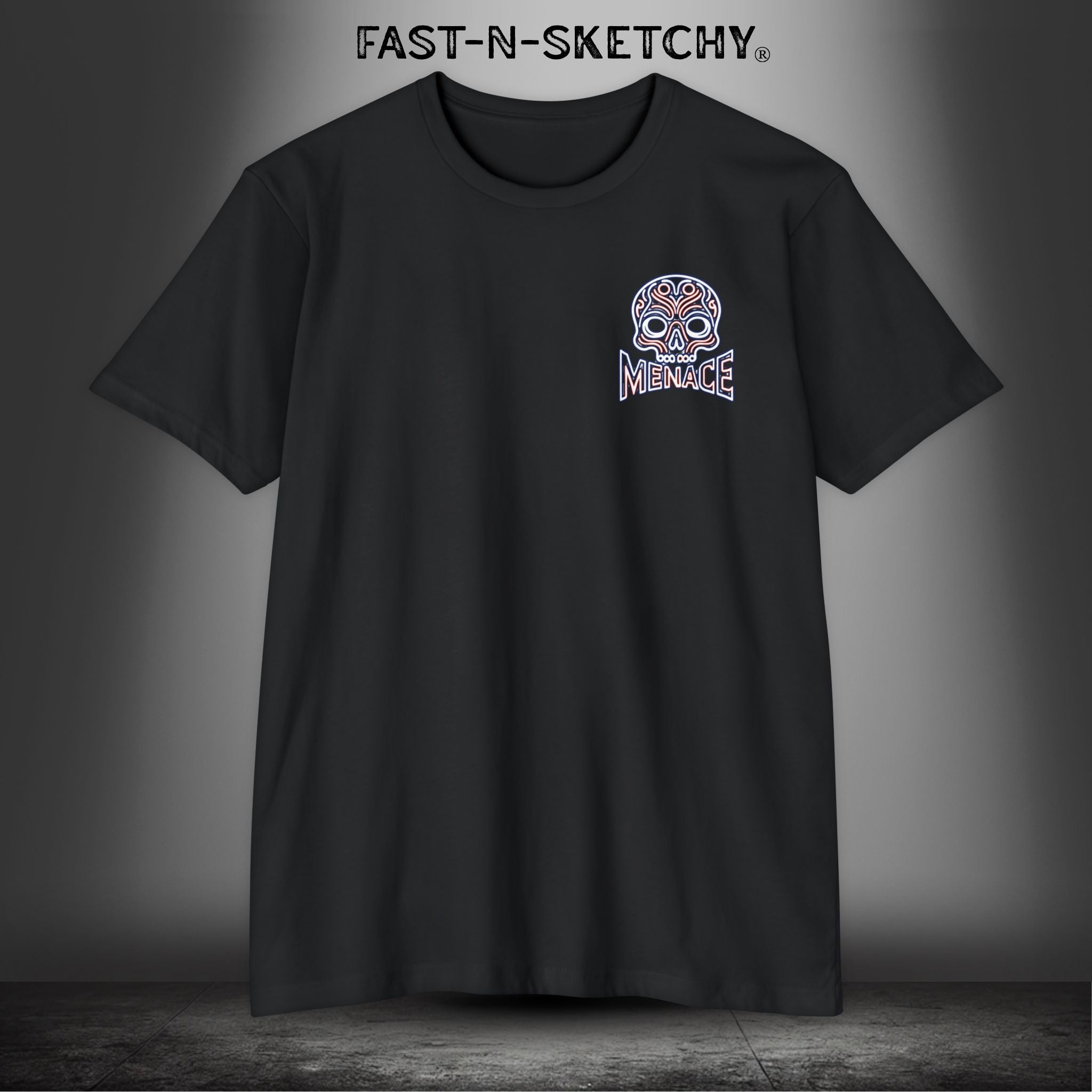 The Menace: Strippers & Bad Decisions Premium Fitted Tee