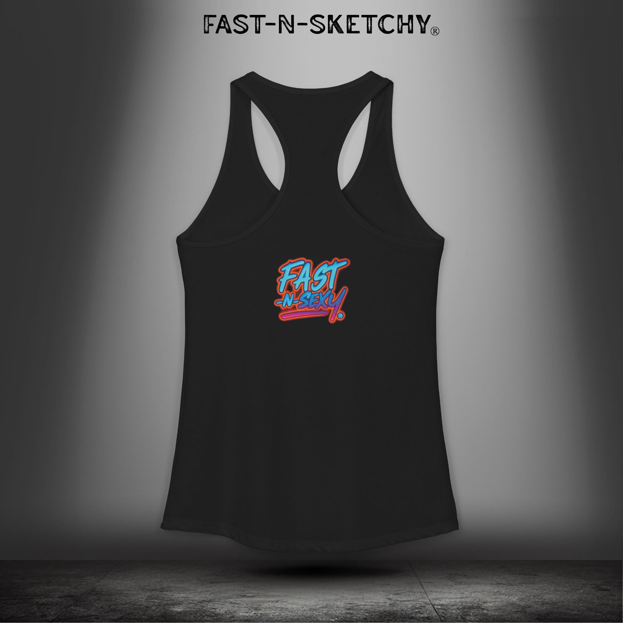 I am Enough: FAST-N-SEXY - Racerback Tank Top