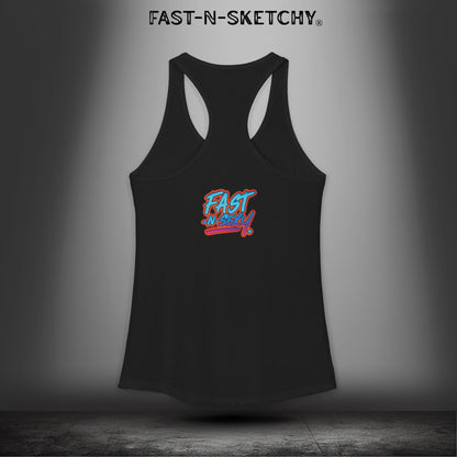 I am Enough: FAST-N-SEXY - Racerback Tank Top