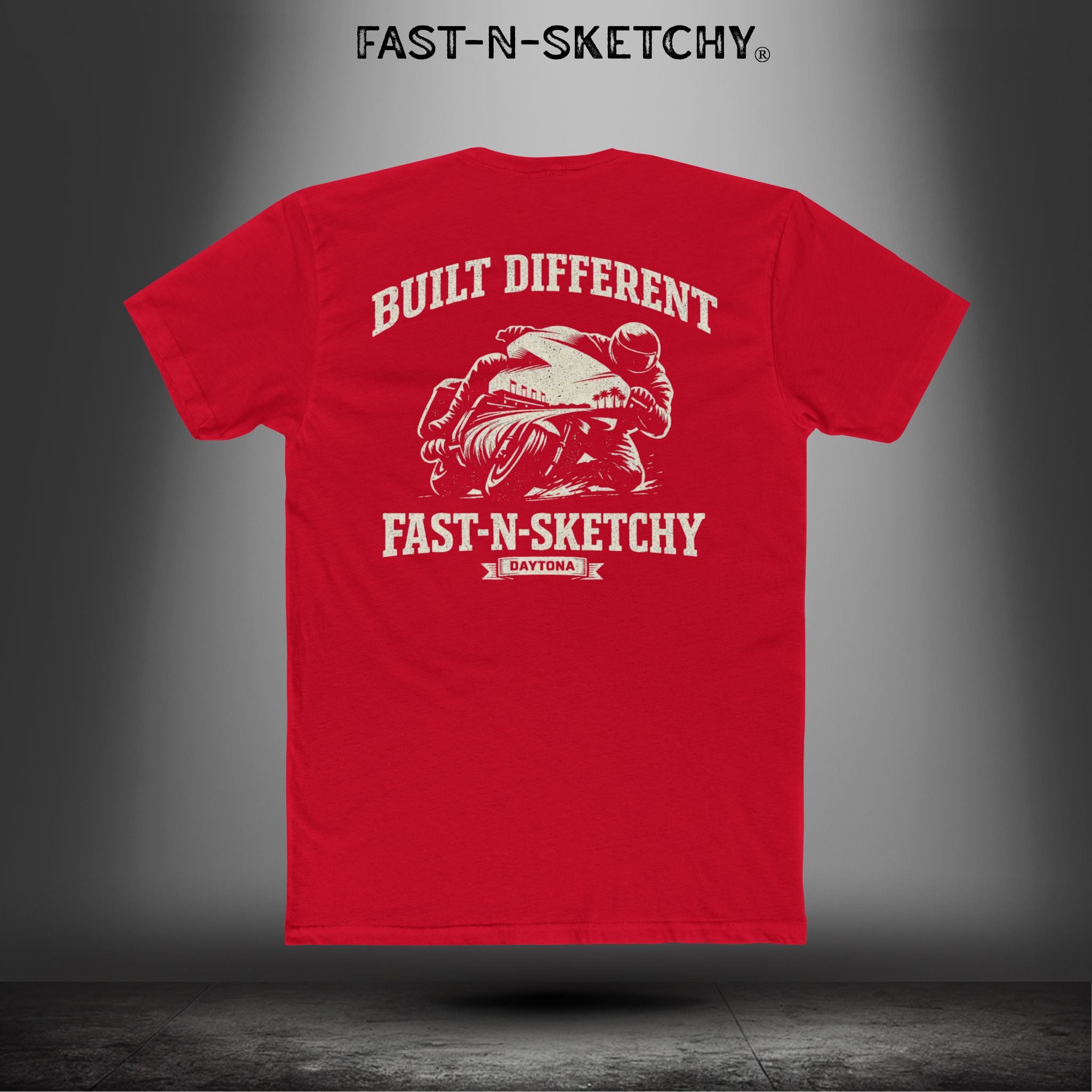 Built Different: Daytona Bike Week Bagger Racing Biker Edition Relaxed Classic Tee