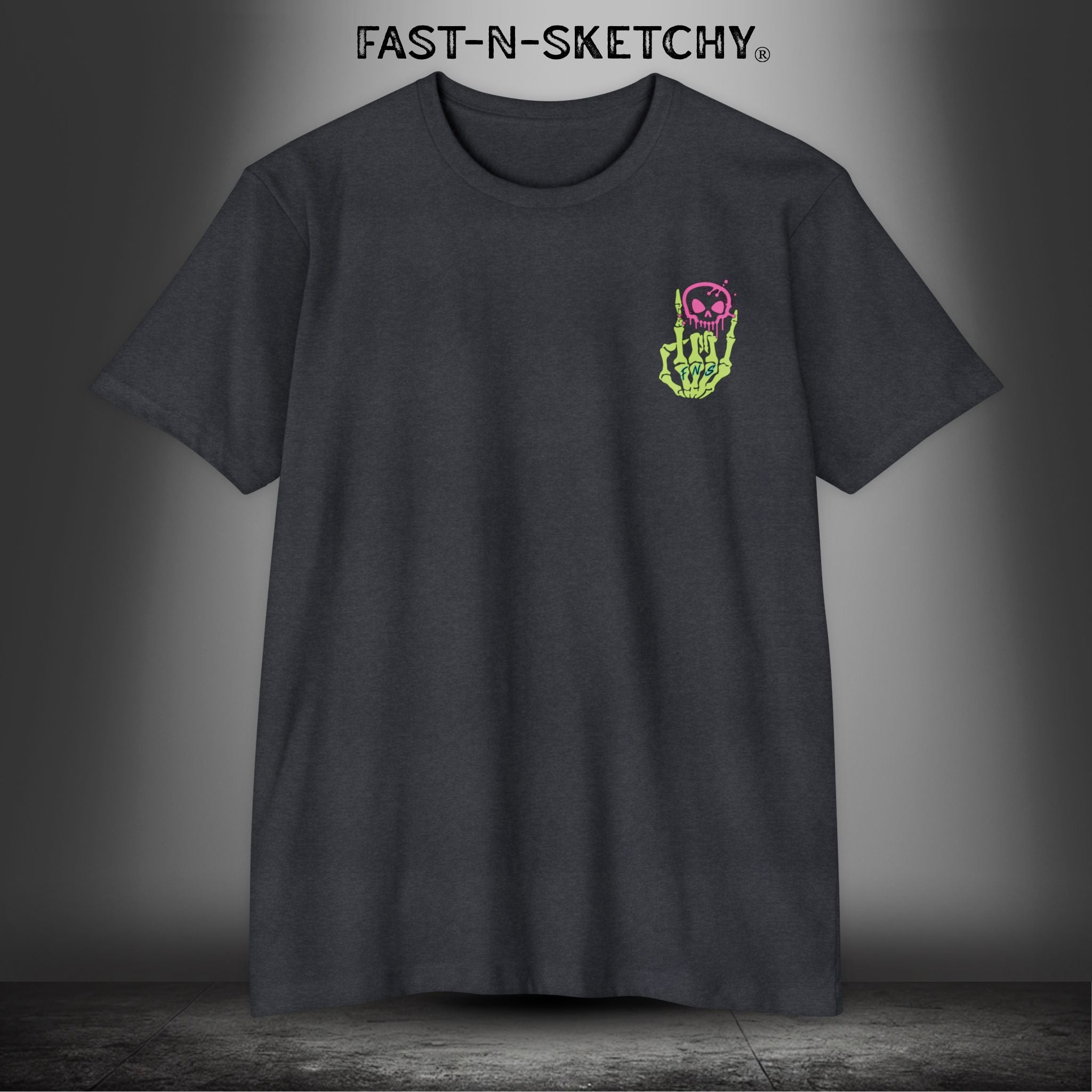 FAST-N-SKETCHY®: T-shirt Next Level 6210 (Hot Colors)