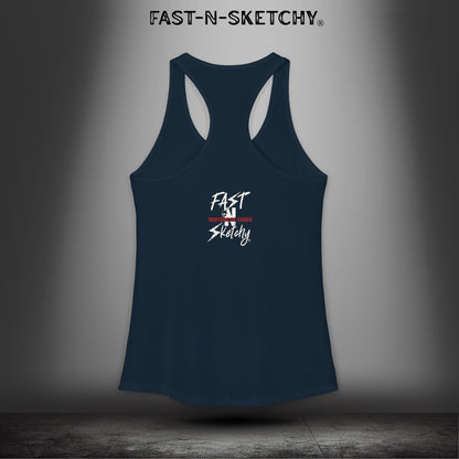 Built Fast, Tuned Sketchy: Bagger Racing Biker Edition Razorback Tank