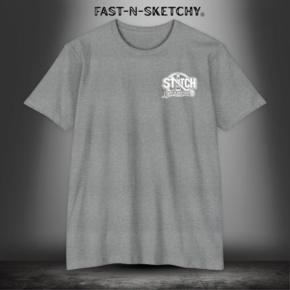 Stitch Your Life Back Together. Ride Hard. Ride Sober. - Biker Edition Premium Fitted Tee