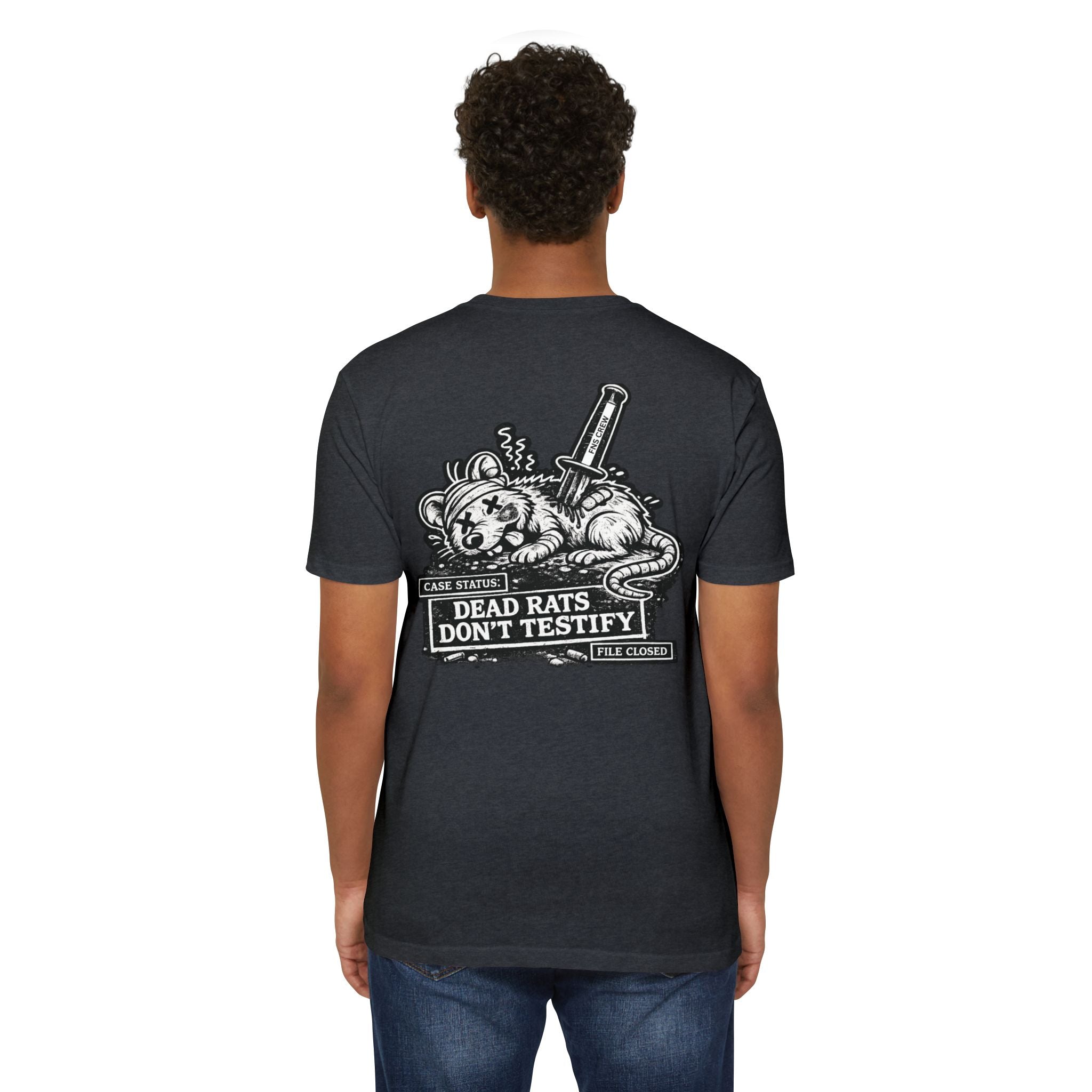 Dead Rats Don't Testify: Biker Edition Premium Fitted Tee